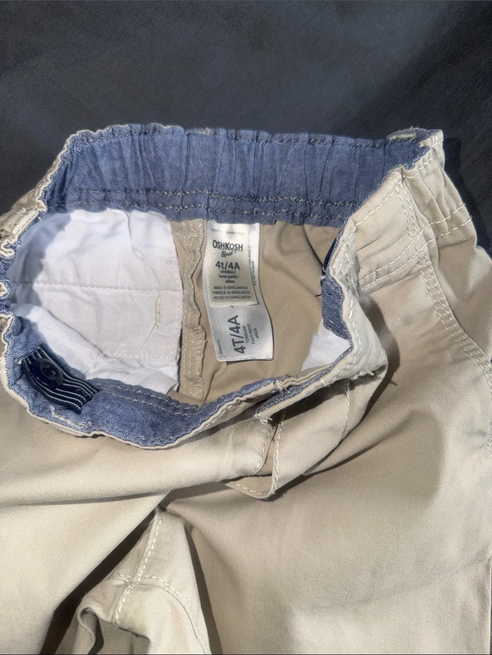 Carter's Navy and Cream Pull-On Shorts Duo
